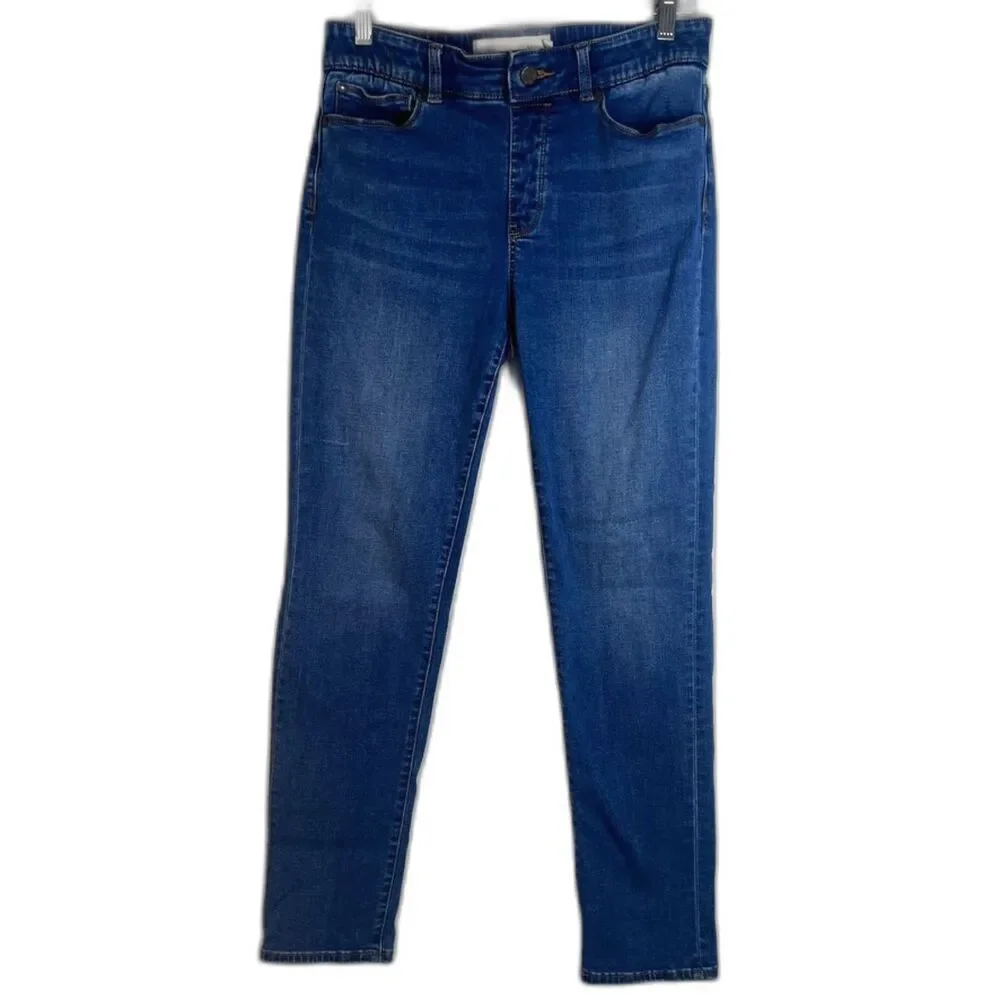 Soft Surroundings Stretchy Pull On Jegging Denim Skinny Jeans‎ Size Small